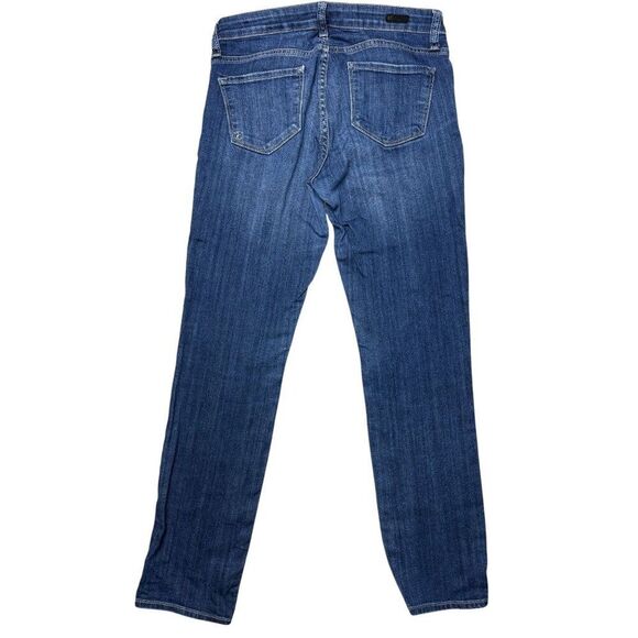 Kut From The Kloth Catherine Boyfriend Jeans Size 6 Distresses - Picture 2 of 8